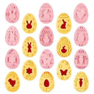 Homesun 9pcs/box Holiday Easter Egg cookie cutter Set of 9 pcs Easter eco friendly cookie cutters for homemade cookie