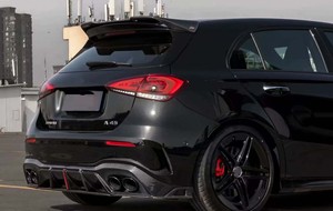 Uno stile in fibra di carbonio Bodykit diffusore paraurti posteriore con luce per <span class=keywords><strong>Mercedes</strong></span> Benz W177 uno Sport di classe A35 A45s Hatchback - Product Image 6