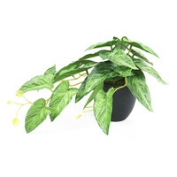 22 feuilles, 15 cm de haut, petit bonsaï artificiel, décoration intérieure, fausse plante miniature