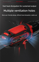 Perceuse sans fil 36V ZSDZ-3619, perceuse pistolet, perceuse électrique manuelle, outil de perçage de câbles, appareils électroménagers de qualité industrielle