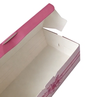 Boîtes en papier roses pour gâteaux, desserts et biscuits, emballage cadeau, boîtes en papier de qualité alimentaire, boîtes à gâteaux jetables
