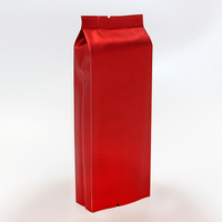 Sachets d'emballage réutilisables en aluminium avec fermeture à lien métallique, 100g, 8oz, 12oz, pour thé, détergent, café, avec soufflet latéral en plastique PET