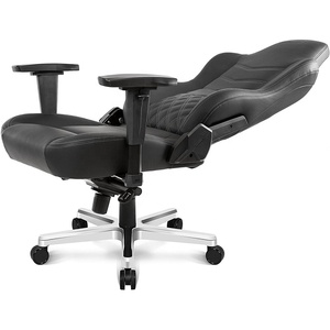 <span class=keywords><strong>Chaise</strong></span> de gaming en mousse et cuir PU de qualité supérieure, fauteuil de jeu à haute résistance en aluminium argenté et durcisseur - Product Image 5