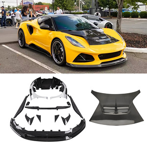 Nouveau kit carrosserie en fibre de carbone sèche Lotus Emira avec lèvre avant, diffuseur, spoiler, capot, pare-chocs et ailes – Amélioration de montage par visser - Product Image 1