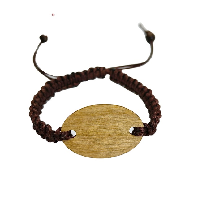 Access Control RFID Wooden Card Wood Bracelet NFC Recycle Woven Adjustable Smart Bracelet