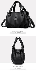 Nouveau sac bandoulière tendance grande capacité en cuir PU souple pour femme, sac à main de luxe de créateur - Product Image 4