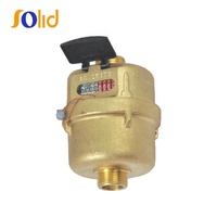 Compteur d'eau intelligent de type volumétrique à piston rotatif de couleur bleue DN20 Classe C/ R160/ R200
