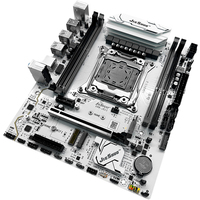 Motherboard Jieshuo X99 DDR3 ATX A-Sync LGA 2011-3 Mendukung ARGB M.2 Fungsi WIFI Grosir Pabrik Motherboard Kustom