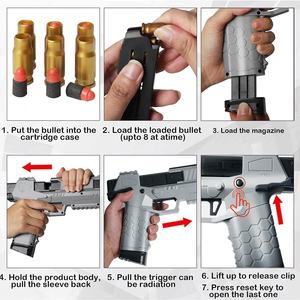 Súng đồ chơi bắn đạn mềm tự động chất lượng cao, có chức năng đẩy vỏ đạn bằng chất liệu EVA dành cho trẻ em - Product Image 4