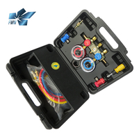 Nouveau modèle R-1234yf ensemble de jauges de collecteur ensemble de tuyaux R134a 134a R22 R12 R410A pour outil de climatisation automatique