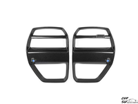 Kit Léger pour BMW M3 M4 G80 G82 – Grille de Pare-chocs Avant en Fibre de Carbone Sèche 3K de Haute Qualité, Style V Amélioré – Outils de Carrosserie