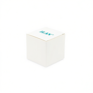 Scatola di Carta Ilan 10x10x10 Cm Cubo Pieghevole Bianco Confezione Regalo - Product Image 1