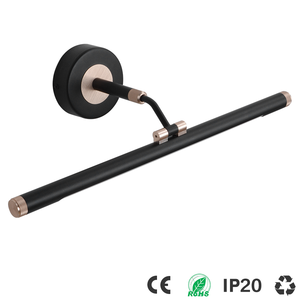 Bathroom IP44 Rated <b>LED</b> <b>Mirror</b> Wall Lamp 3000K/4000K/6000K Color Temp Modern Luxury Black Adjustable Design for Home Hotel Use - Product Image 3