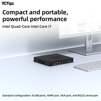 Mini PC Intel Core I7-3630QM de Cuatro Núcleos para Negocios, Oficina, Entretenimiento en el Hogar y Computadora de Escritorio FHD de Pantalla Dual