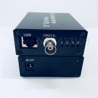 1 par 10/100M 1 BNC a Rj45 Puerto IP extensor CCTV HD IP Video Extender EOC esclavo Ethernet sobre Coaxial hasta 2KM