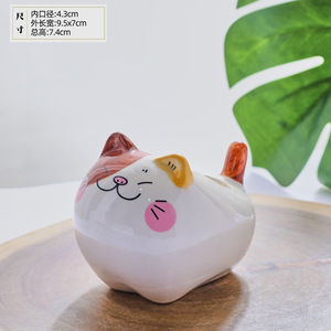 <span class=keywords><strong>Maceta</strong></span> <span class=keywords><strong>de</strong></span> Cerámica con Forma <span class=keywords><strong>de</strong></span> <span class=keywords><strong>Perro</strong></span> <span class=keywords><strong>de</strong></span> Cola Blanca <span class=keywords><strong>de</strong></span> Porcelana, Linda y Animada, con Orificio, para Plantas Pequeñas <span class=keywords><strong>de</strong></span> Escritorio, Comercio Electrónico Transfronterizo - Product Image 4
