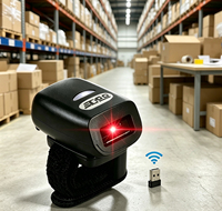 Escáner de Código de Barras 2D EDOO R43 Robusto con USB y Bluetooth Inalámbrico en Stock para Operaciones de Almacén y Logística de Alta Velocidad