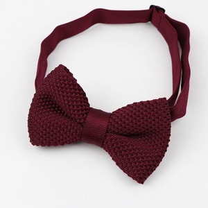 Conjunto de pajarita de punto sólido para niños, conjunto de lazo para padres e hijos, con mariposas encantadoras, accesorio para corbata de perro, regalo de Navidad de calidad - Product Image 5