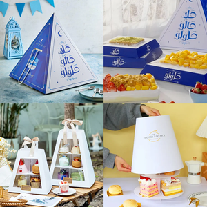 Sang Trọng Đầy Màu Sắc Ribbon Kẹo Kim Tự Tháp Đám Cưới Hình Sô Cô La Thực Phẩm Hộp Quà Tặng Bao Bì Tam Giác Kim Tự Tháp Hộp Quà Tặng - Product Image 6