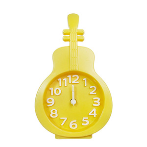 Réveil Violon 3D Personnalisé avec Logo, Horloge de Table à Piles Économique, Couleur Bonbon Tendance, Réveil Silencieux Créatif pour Enfants et Étudiants - Product Image 1