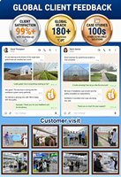 Hoog windbestendige, versterkte diagonale versteviging enkelspanconstructie, zware uitvoering moderne landbouw polytunnel