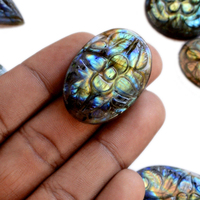Pierre précieuse naturelle en forme de serpentin labradorite, pierre précieuse