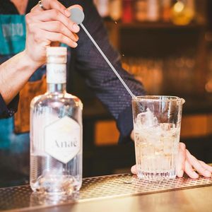 Bâtonnets de cocktail réutilisables en acier inoxydable 304 Bâtonnets d'agitation pour boissons au <span class=keywords><strong>café</strong></span> argentées de 7 pouces - Product Image 5