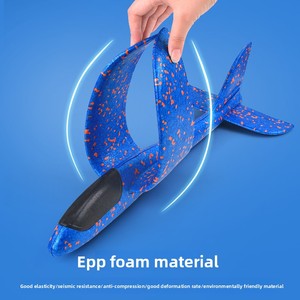 Wholesale Funny 35cm Resistance Model Ejection Aircraft Foam Plane Glider Toy Hand <b>Throw</b> Airplane - Product Image 1