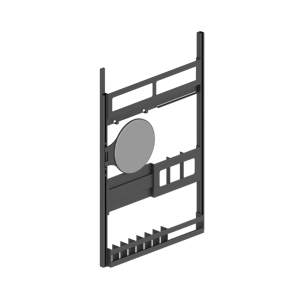 Meuble-lavabo Athena en PVC, moderne, pour la maison, l'hôtel, écologique, mural, avec 2 ans de garantie - Product Image 3