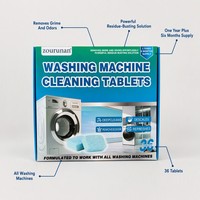 Tablettes nettoyantes pour lave-linge ZouRunAn – Options de marque privée OEM, comptage personnalisé des tablettes, demande de devis en gros