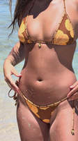 Nieuwe Trend Dames Bikiniset met Bloemendruk - Halter Bikini met Veters en Contrastbies