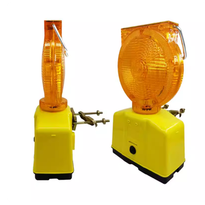 ไฟเตือน LED สำหรับกั้นเขต สีส้ม กระพริบ ใช้สำหรับความปลอดภัยบนท้องถนนในพื้นที่ก่อสร้าง - Product Image 1