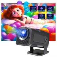 Projecteur de cinéma maison portable HY320 Mini 150 pouces, Android 11, LED intelligent 1080p, 10000 lumens, compatible 4K, stéréo HIFI intégré