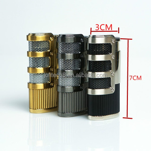ไฟแช็คแก๊สบิวเทนแบบกันลม Creative Three Jet Blue Flame พร้อมที่ตัดและที่เจาะซิการ์ - Product Image 6