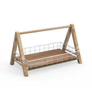 Contenedores de Alimentos de Madera Natural Hechos a Mano, Duraderos, Ahorran Espacio, Decoración Moderna para el Hogar, Panera, Forma Rectangular, Color Personalizable - Product Image 1