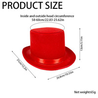 Chapeau de performance élégant pour homme, style jazz amusant, pour fête magique, fête, fête foraine, déguisement adulte