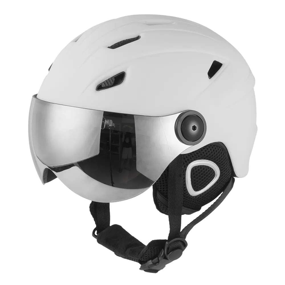バイザー付きモールドスノーボードヘルメットスキーヘルメットのカスタムデザイン