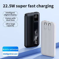 Batterie externe sans fil 20000 mAh 20W PD à charge rapide avec sorties USB Type-C, portable, idéale pour les locations d'iPhone et l'utilisation en extérieur - Meilleures ventes