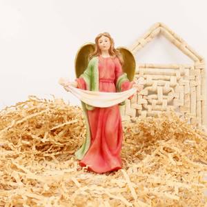 Hermosos artículos de estatuilla religiosa <span class=keywords><strong>Gloria</strong></span> artesanal de poliresina con alas de Ángel - Product Image 3