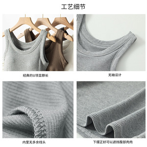 <span class=keywords><strong>Top</strong></span> de punto popular de talla grande para mujer, traje de verano, ropa interior, moda ajustada, estilo Hot Girl, se puede usar en el exterior - Product Image 3