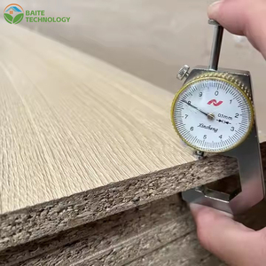 Tablero de partículas recubierto de melamina de 18 mm procesado por la fábrica de tableros de melamina, tablero de partículas recubierto de melamina estándar E1/E0 - Product Image 6
