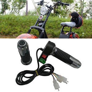 <span class=keywords><strong>Poignée</strong></span> <span class=keywords><strong>d</strong></span>'<span class=keywords><strong>accélérateur</strong></span> 60V 3 vitesses avec interrupteur de vitesse et klaxon, pièce de modification pour vélo électrique Harley Citycoco <span class=keywords><strong>Scooter</strong></span> Moto E-Bike - Product Image 3