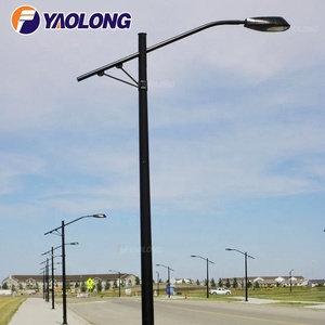 Yaolong 304 316 Thép Không Gỉ <span class=keywords><strong>9</strong></span> Mét Chất Lượng Cao Ngoài Trời Một Cánh Tay Ánh Sáng Đường Phố Cực Thép Đường Lái Xe Đèn Cực - Product Image 1