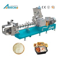 Ligne de production de riz enrichi nutritionnellement, extrudeuse de riz artificiel, machine à fabriquer du riz instantané