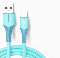 Kabel Data Liquid Soft Tape Light 5A Cocok untuk Huawei Android Apple Type-c Super Flash Charging Fast Charging