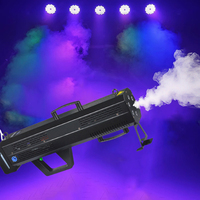 Machine à brouillard 1500w pistolet à fumée fête de mariage Club Disco DJ scène pistolet à fumer rvb LED main tenir contrôle manuel pistolets à fumée portables