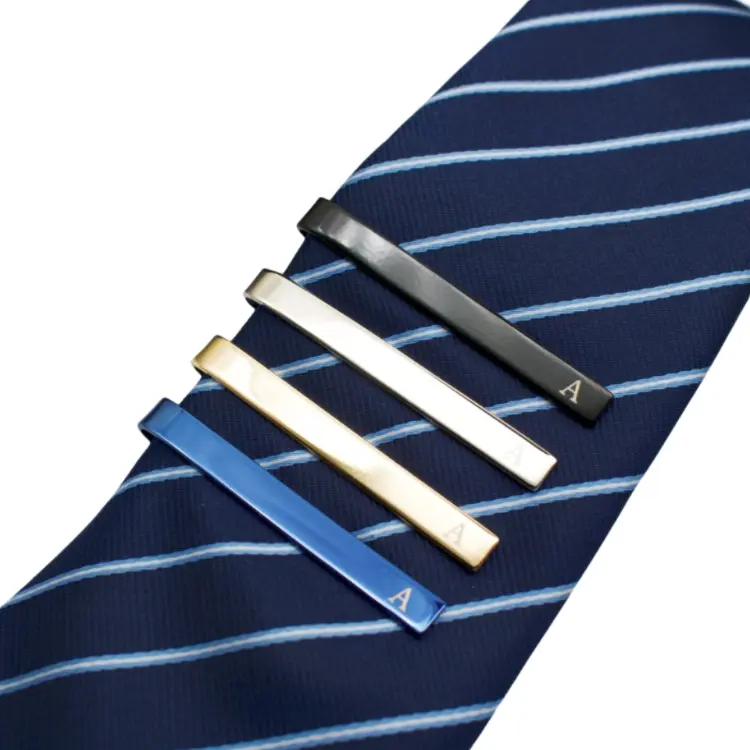 Großhandel Custom Men Tie Bar Clips Herren Tie Pins und Manschetten knöpfe oder Tie Clips