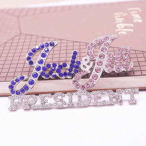 Narin Hollow mektup tasarım hediyeler JJOA yaka <span class=keywords><strong>Pin</strong></span> mavi ve pembe Rhinestone kakma Jack ve Jill Associate broş <span class=keywords><strong>Pin</strong></span> - Product Image 4