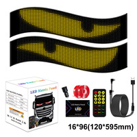 Panel LED RGB USB, Pantalla LED para Automóvil, Rígida/Flexible, para Exteriores, Letrero LED para Automóvil, Resistente a la Intemperie