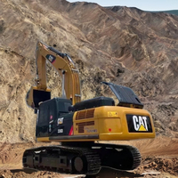Excavatrice CAT 336D2L d'occasion en excellent état, faible usage, machine multifonction, moteur puissant de 34,1 kW, vente flash